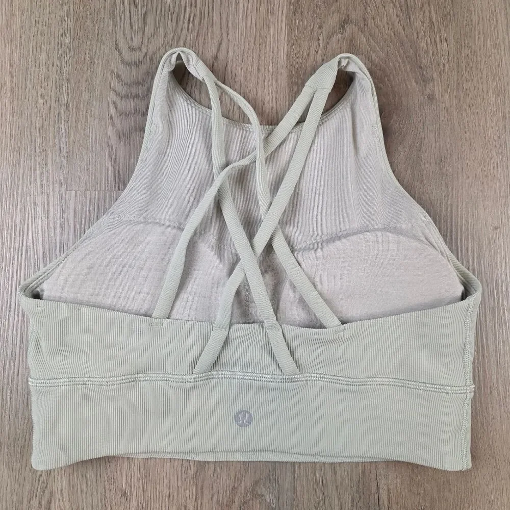 Lululemon Athletica Energy High Neck Rib Bra Size 6 - Picture 3 of 6